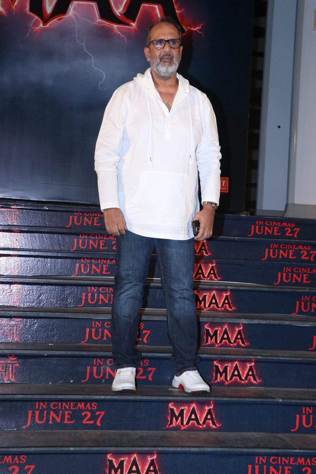 Filmmaker Aanand L. Rai was seen interacting with guests at the event