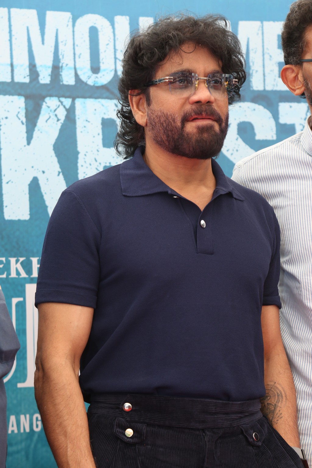 Veteran actor Nagarjuna Akkineni made a gracious appearance at the event, adding charm and presence to the evening. His arrival was met with applause and admiration from fans and media alike