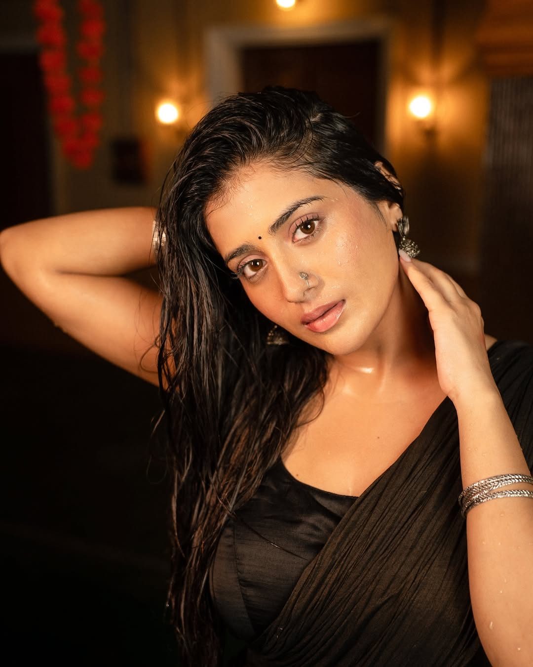 Raashi Singh’s radiance is so striking, even the droplets in her hair seem to shimmer in awe