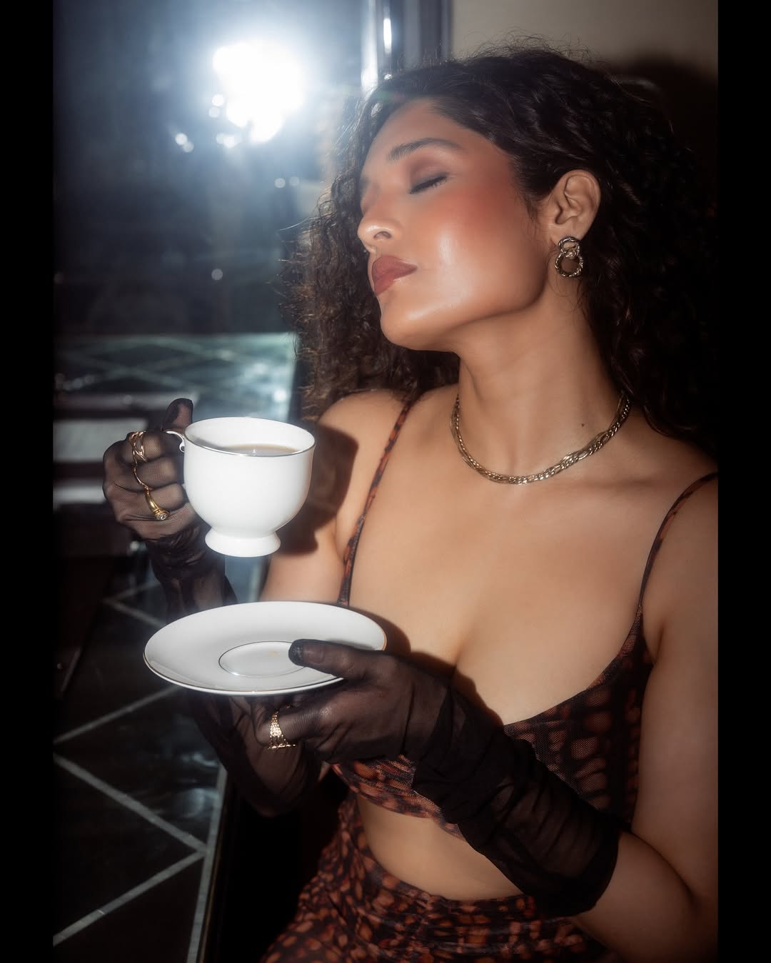 Ritika Singh turns coffee time into couture hour–proof that even your caffeine break deserves a dose of glamour and attitude
