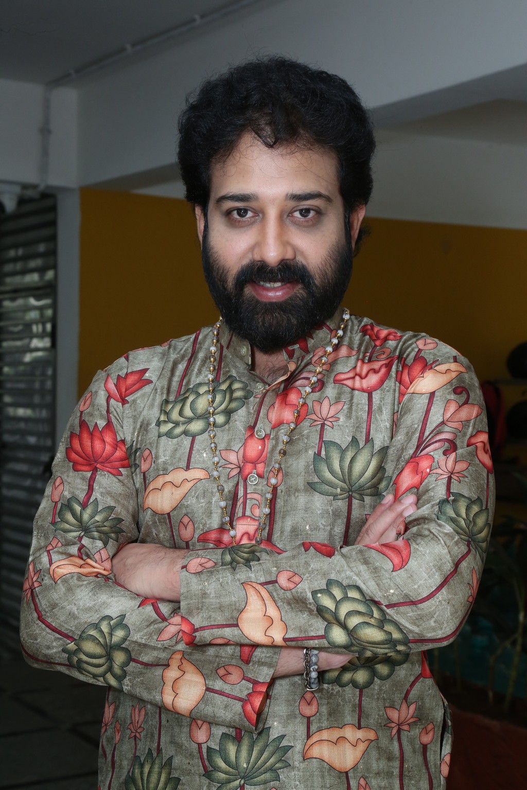 With floral finesse and that signature charm, Siva Balaji shows he’s not just wearing fashion–he’s owning it