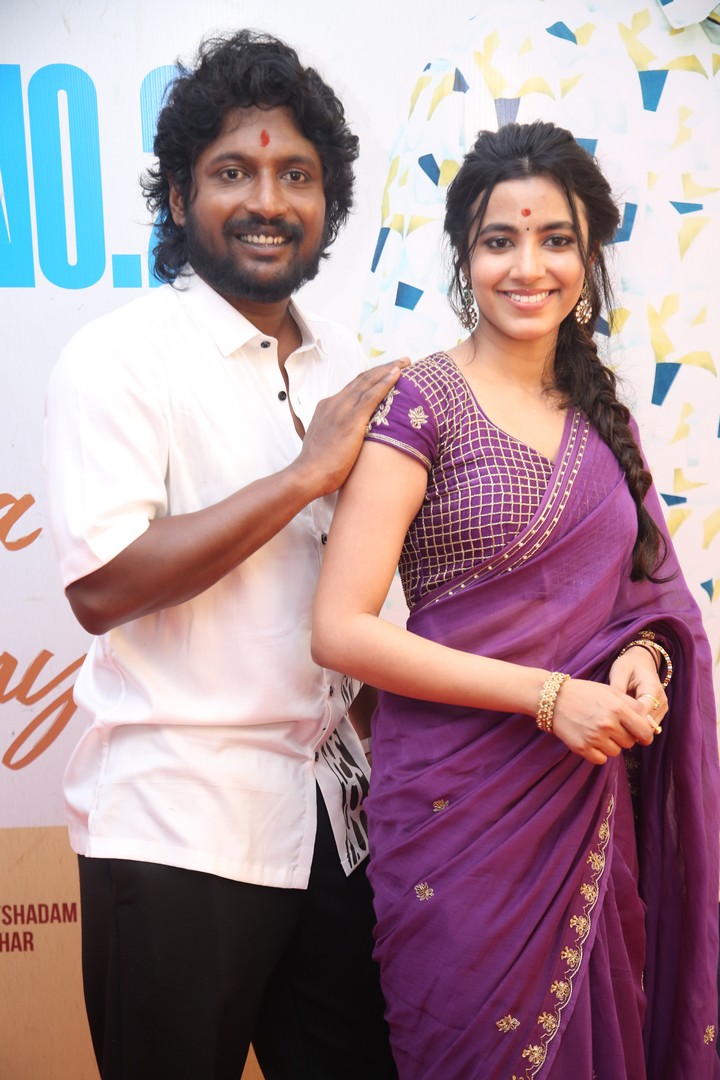 Lead pair Suhas and Shivani Nagaram posed gracefully for the cameras at the event