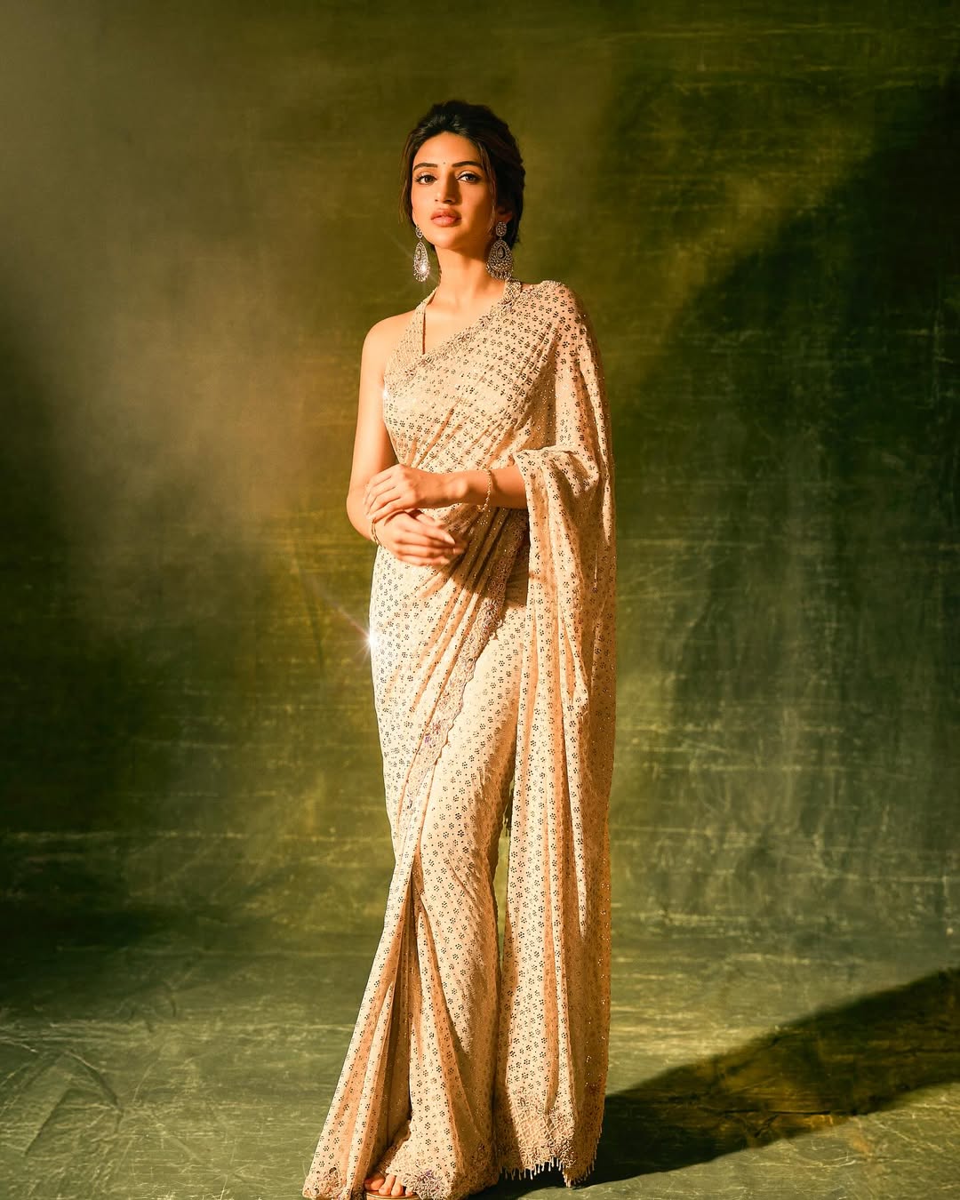 Floral Grace in Georgette