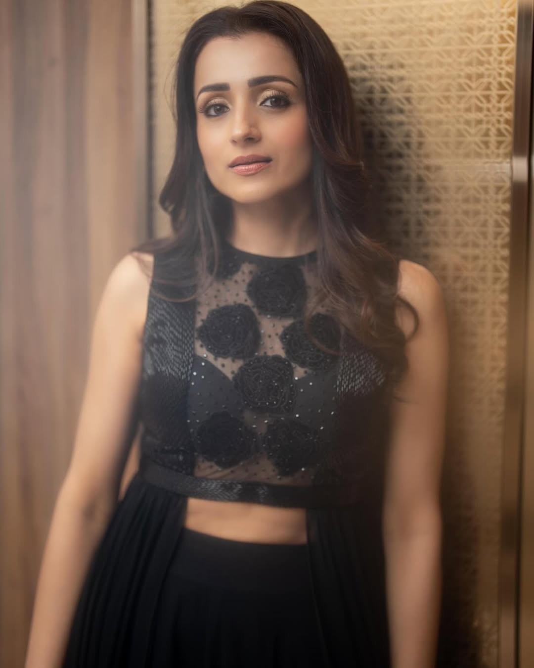 Trisha in black: because when you mix elegance, sass, and high fashion, you don’t take the spotlight-you steal it and never give it back