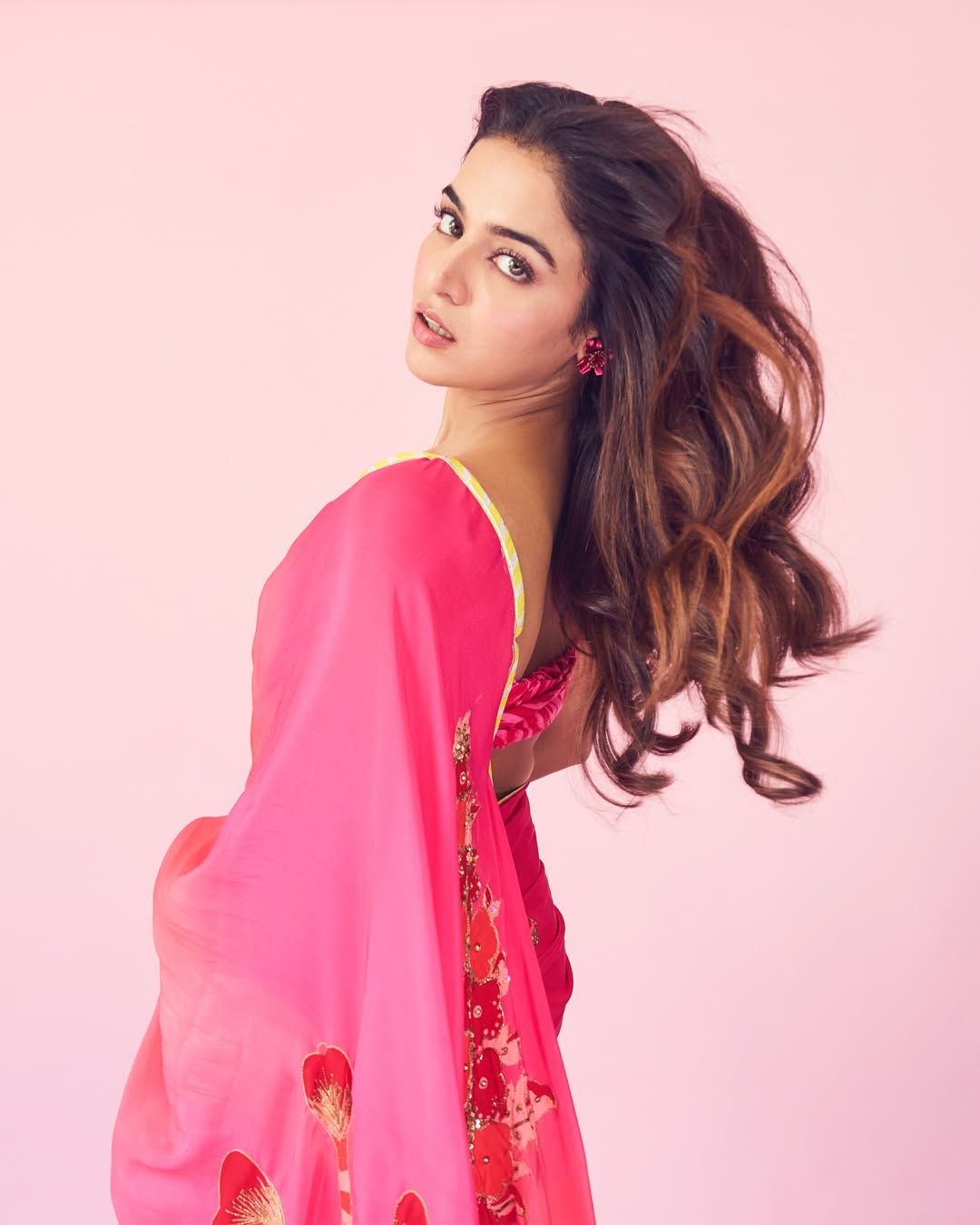 Draped in striking pink, Wamiqa Gabbi showcases how a hint of glamour and a confident attitude create a flawless fashion moment