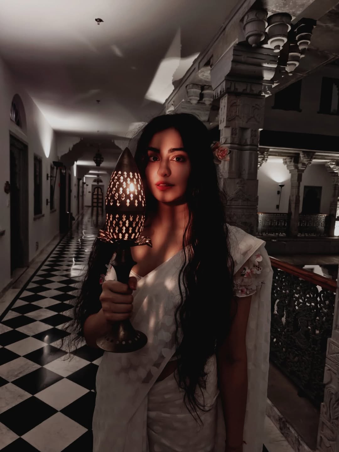 Adah Sharma lighting up the night with her fiery spirit and impeccable style–proof that a little darkness only makes her shine brighter!