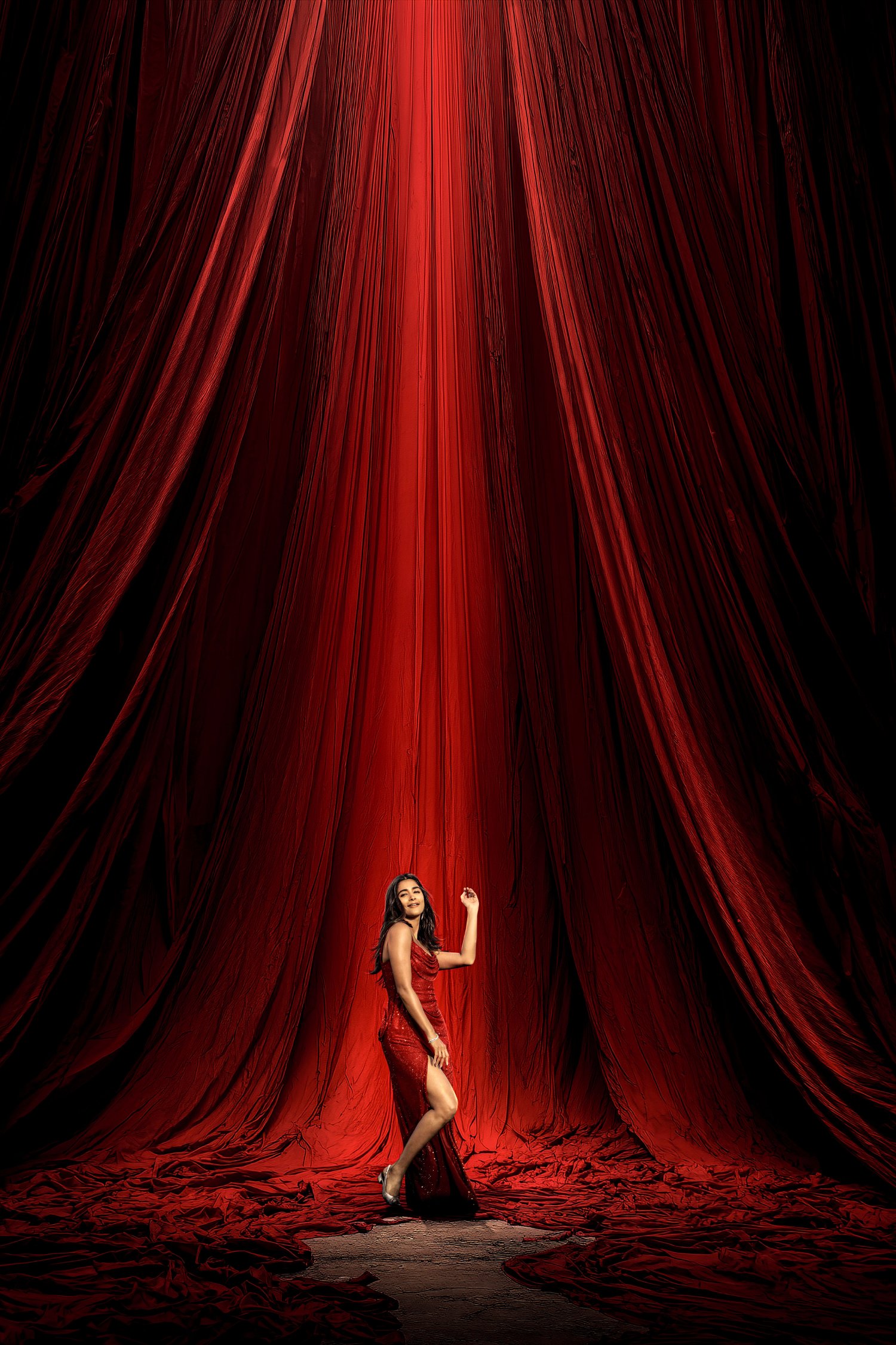 Pooja Hegde captivates in a stunning still from the song Monica