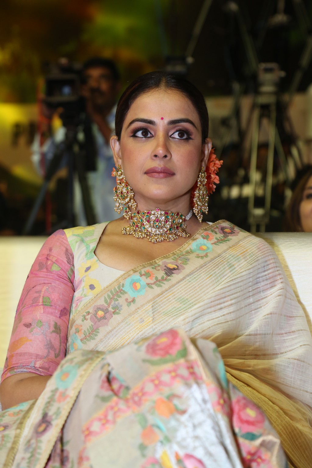 Genelia D'Souza radiates timeless elegance and a touch of Bollywood glamour, proving that style and grace are truly her signature accessories.