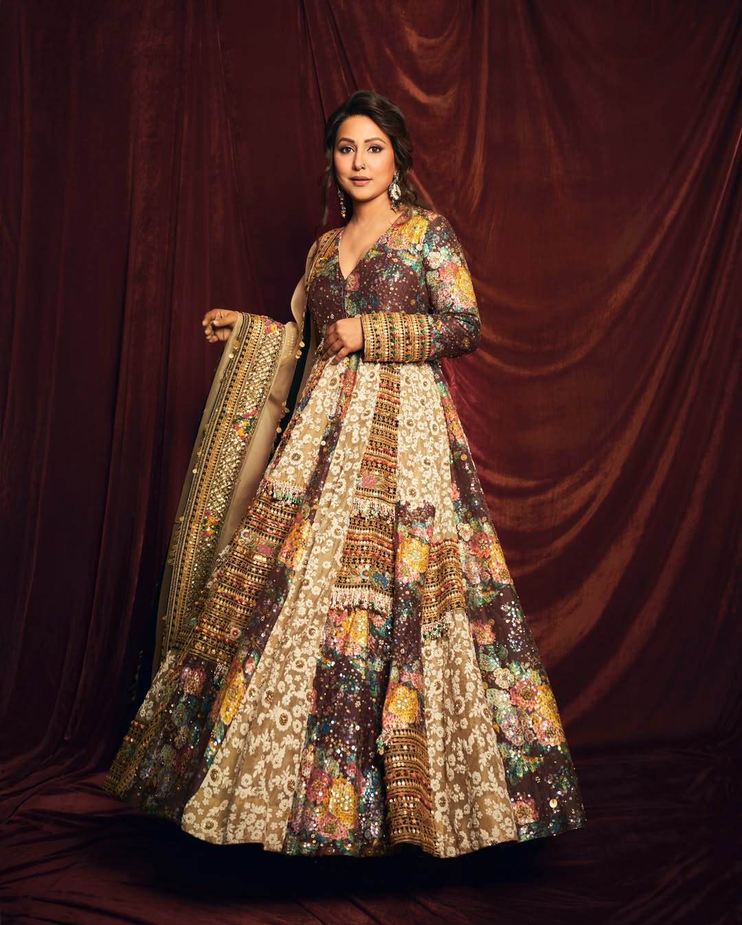 Opulent lehenga style–tradition draped in luxe flair.