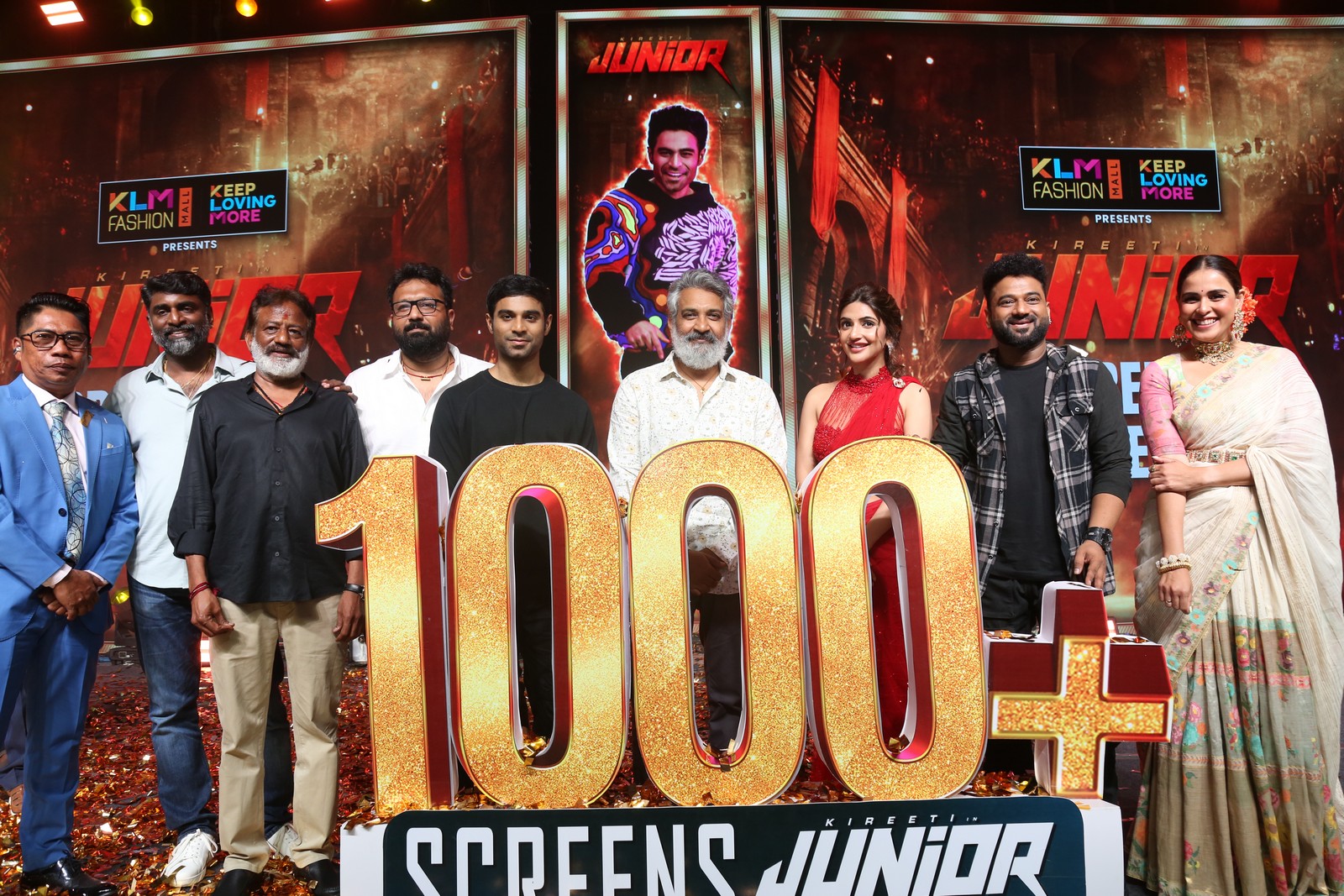 S. S. Rajamouli joins the team to officially announce the film’s massive 1,000+ screen release worldwide.