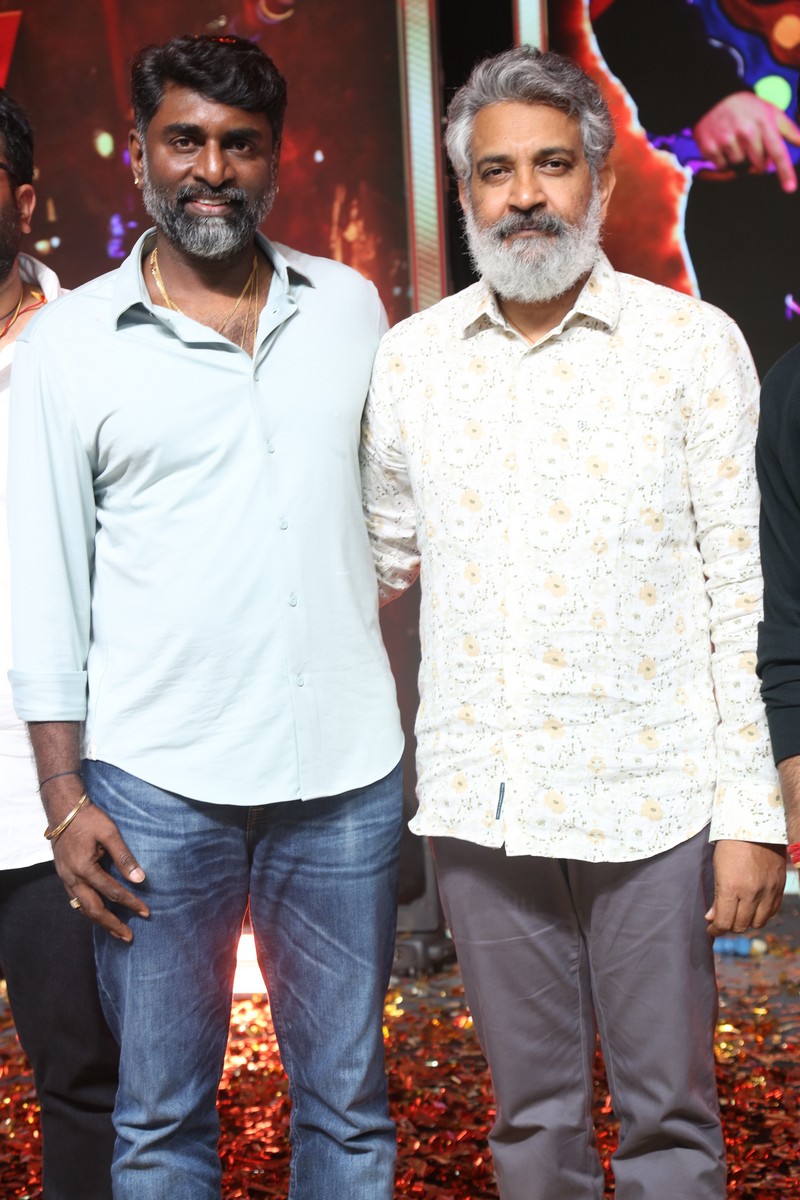 Renowned cinematographer K. K. Senthil Kumar poses with S. S. Rajamouli, marking a memorable moment of creative synergy.
