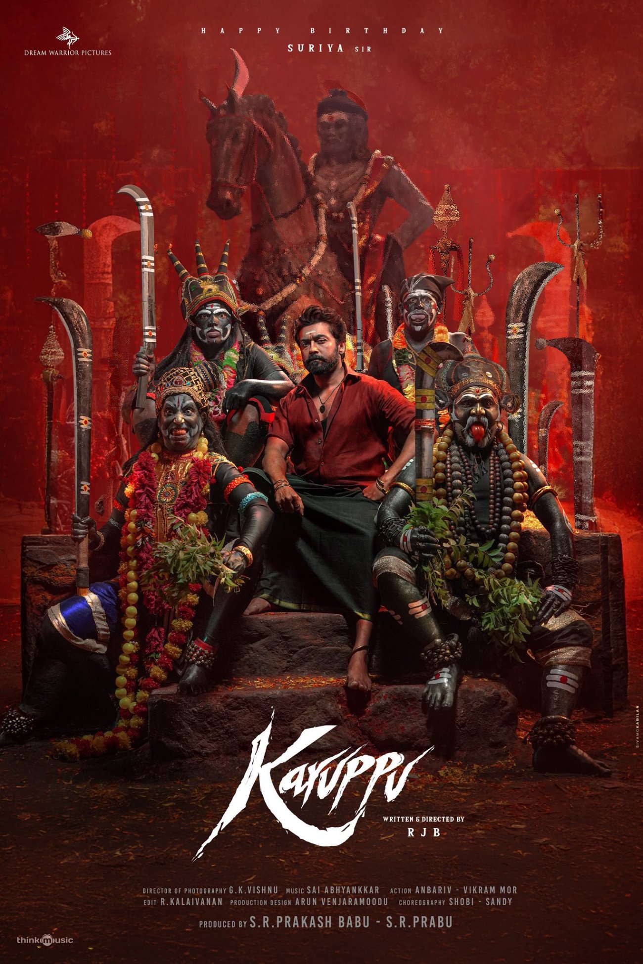 The latest Karuppu poster features Suriya Sivakumar in a powerful new avatar.