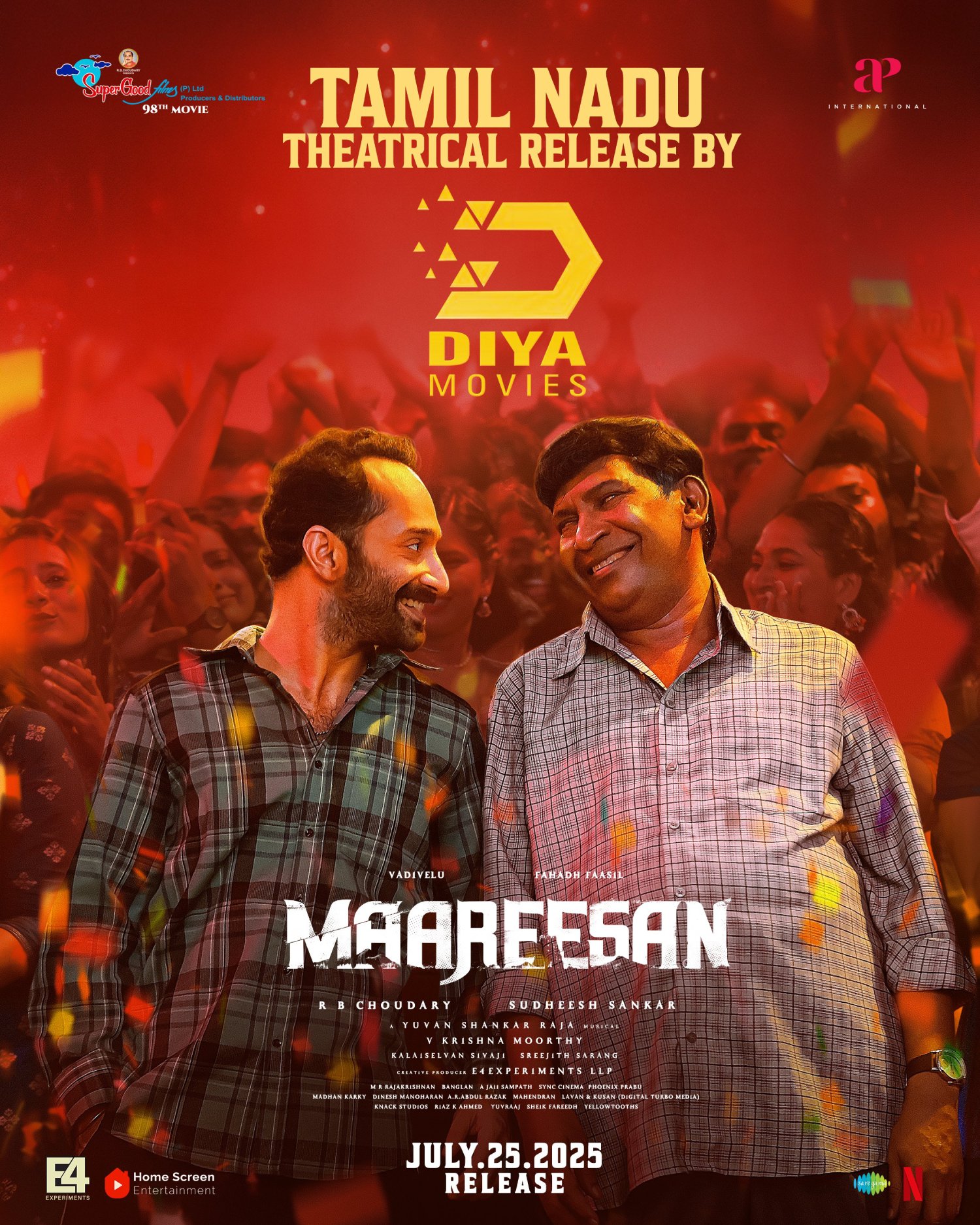 Tamil Nadu theatrical distribution handled by Diya Movies.