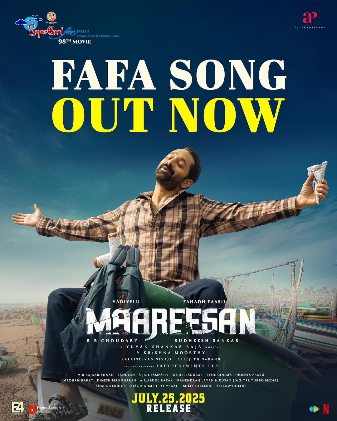 ‘Fafa Song’ from Maareesan is now out—tune in to the beats!