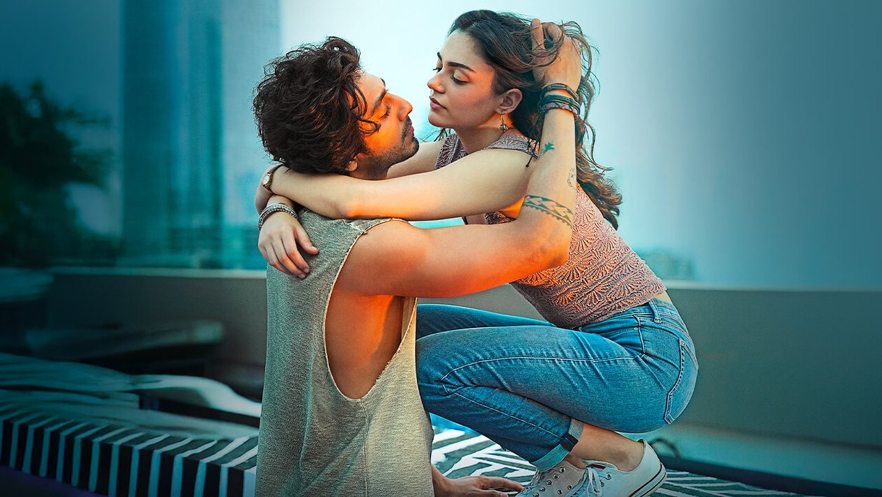 A striking image reflecting the undeniable chemistry between Ahaan Panday and Aneet Padda.