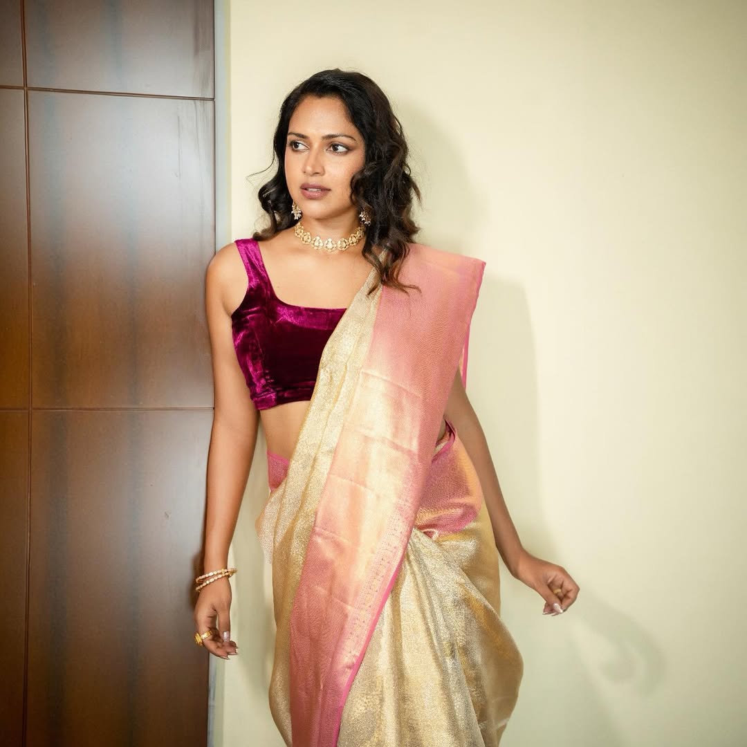 Amala Paul shines in bold traditional fashion statement