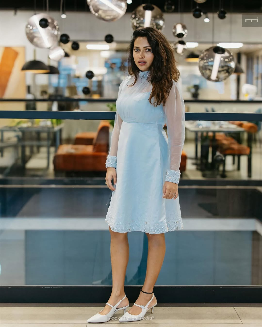 Amala Paul exudes elegance in chic white outfit