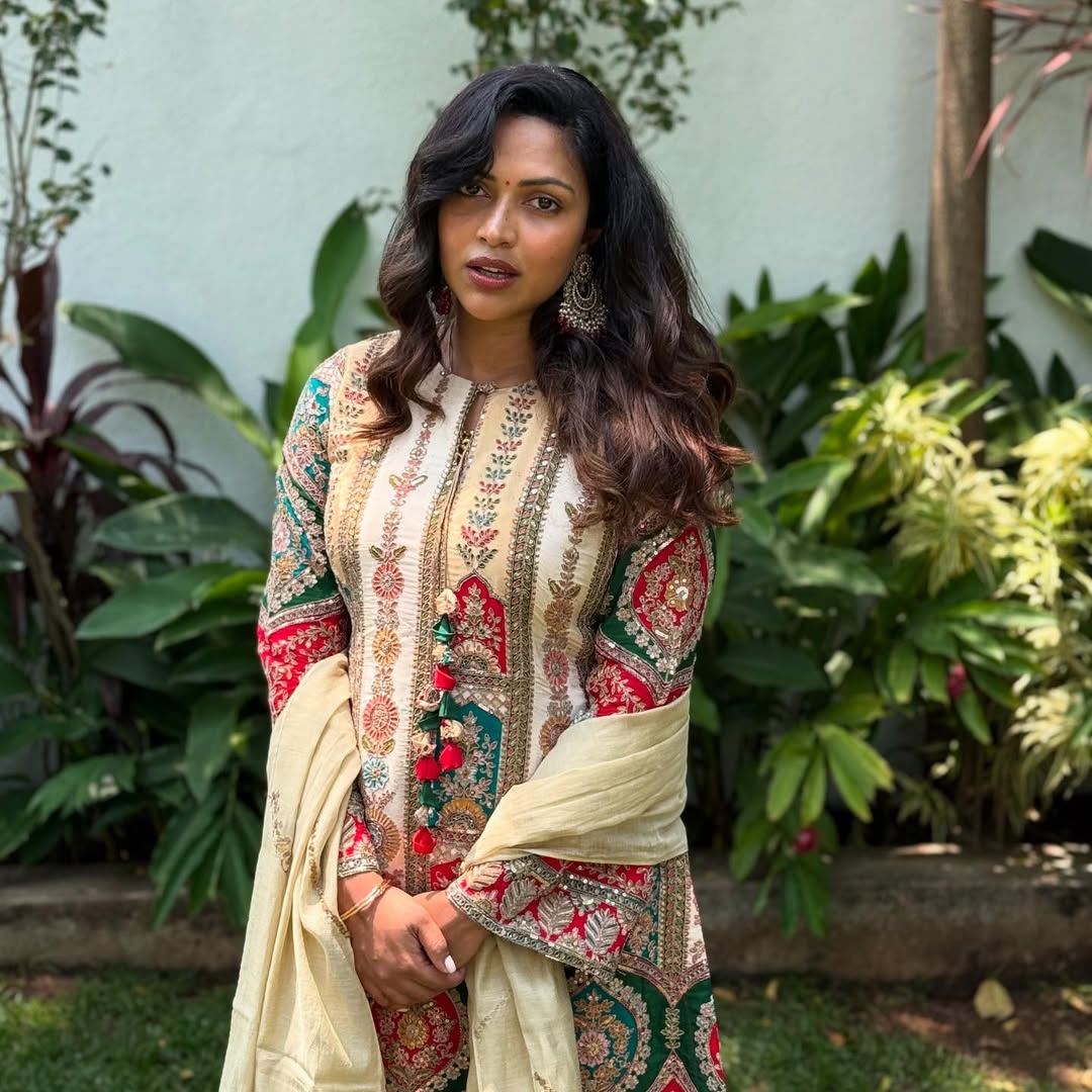 Amala Paul radiates grace in vibrant ethnic attire