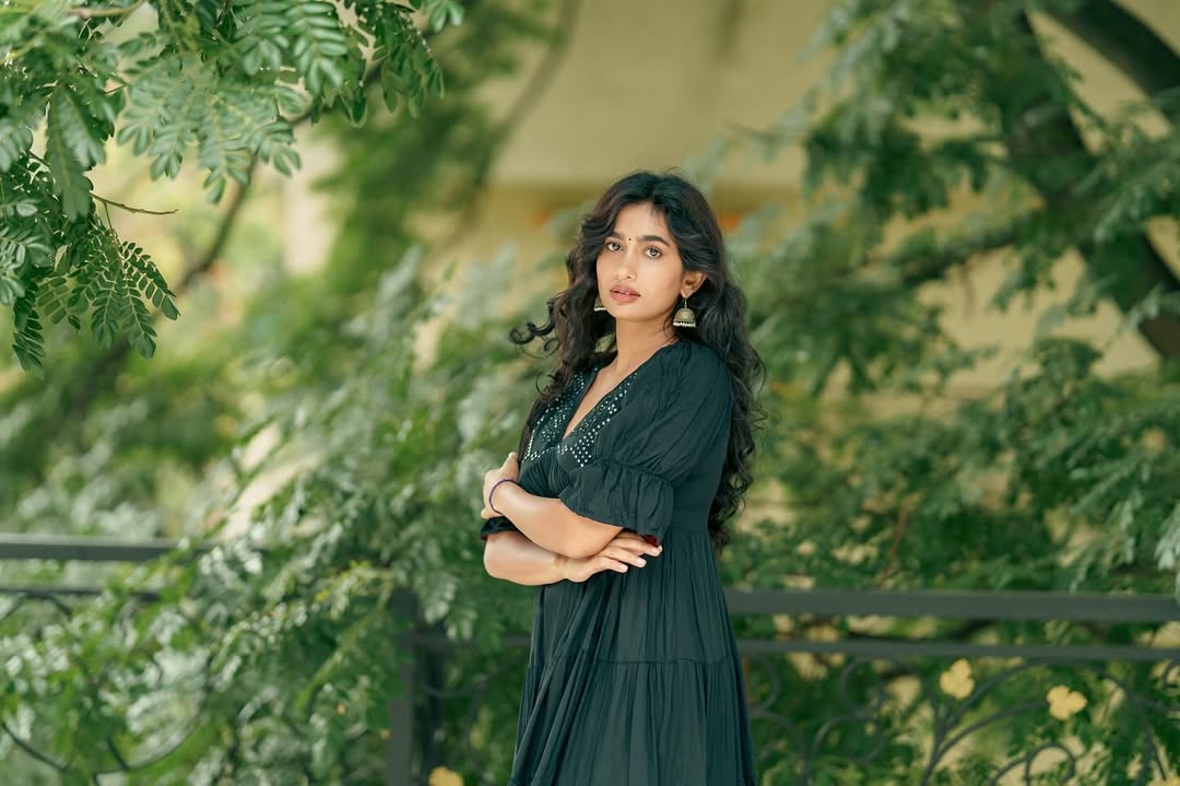 Anjali Anish in timeless dress and confident stance