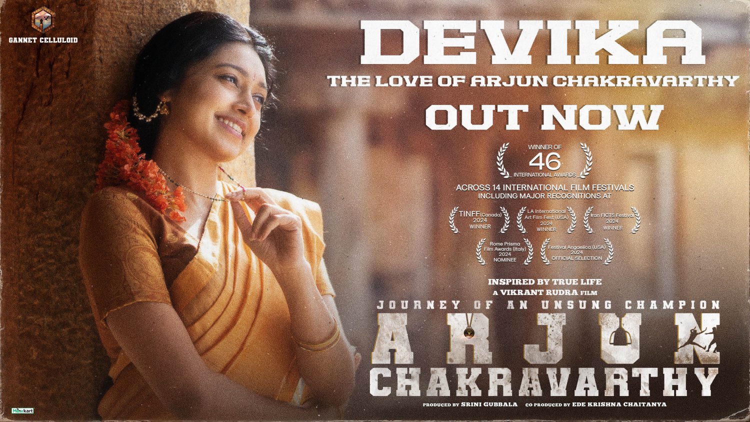 Sija Rose portrays Devika in Arjun Chakravarthy