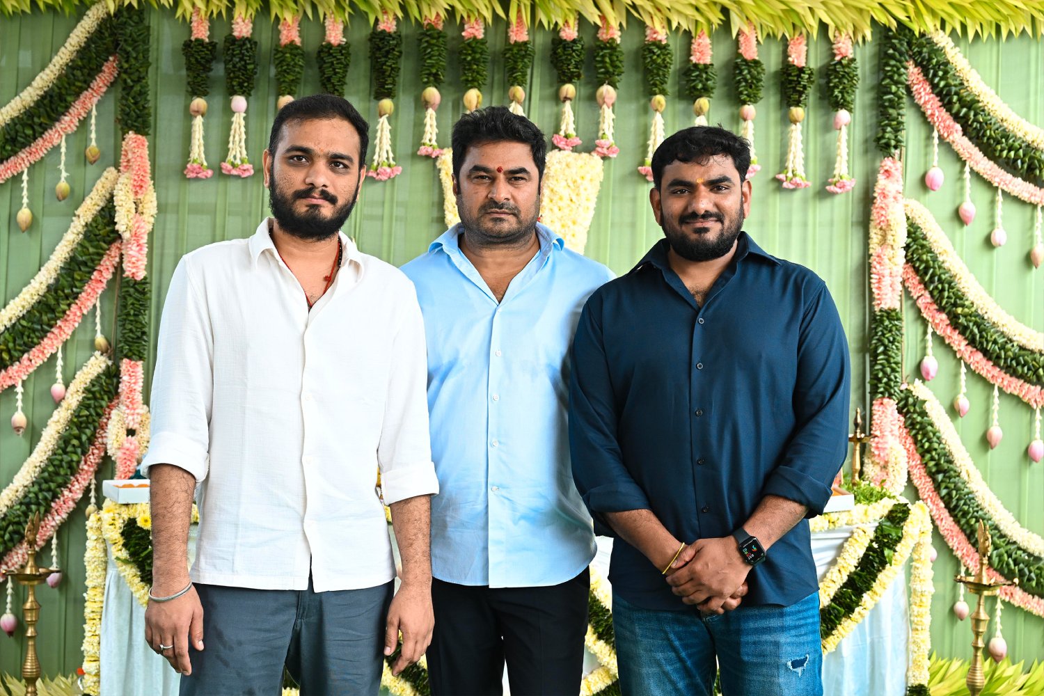 Traditional rituals meet star power at Dulquer’s film launch.