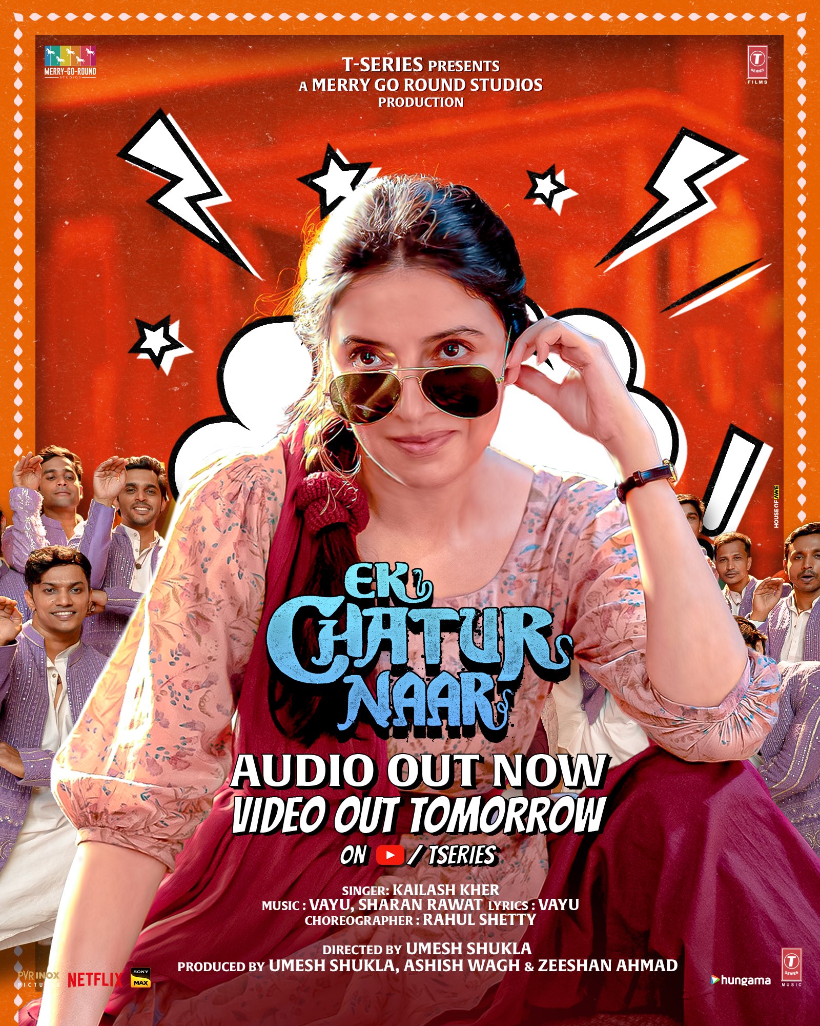 Ek Chatur Naar movie audio song release