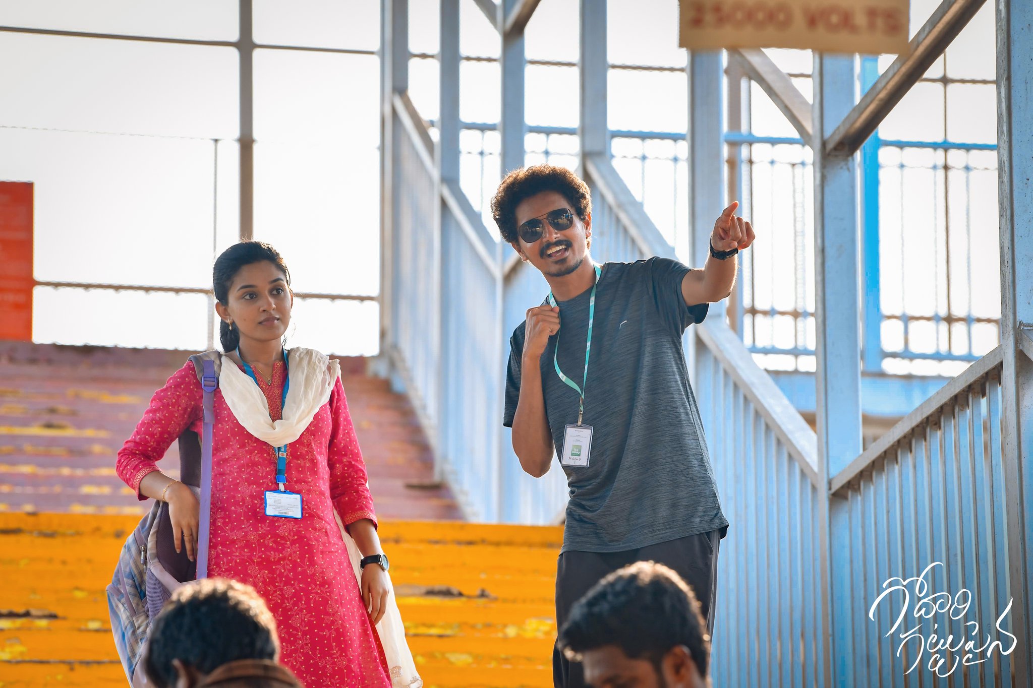 Filming Godari Gattupaina: Railway Station Shooting in Progress