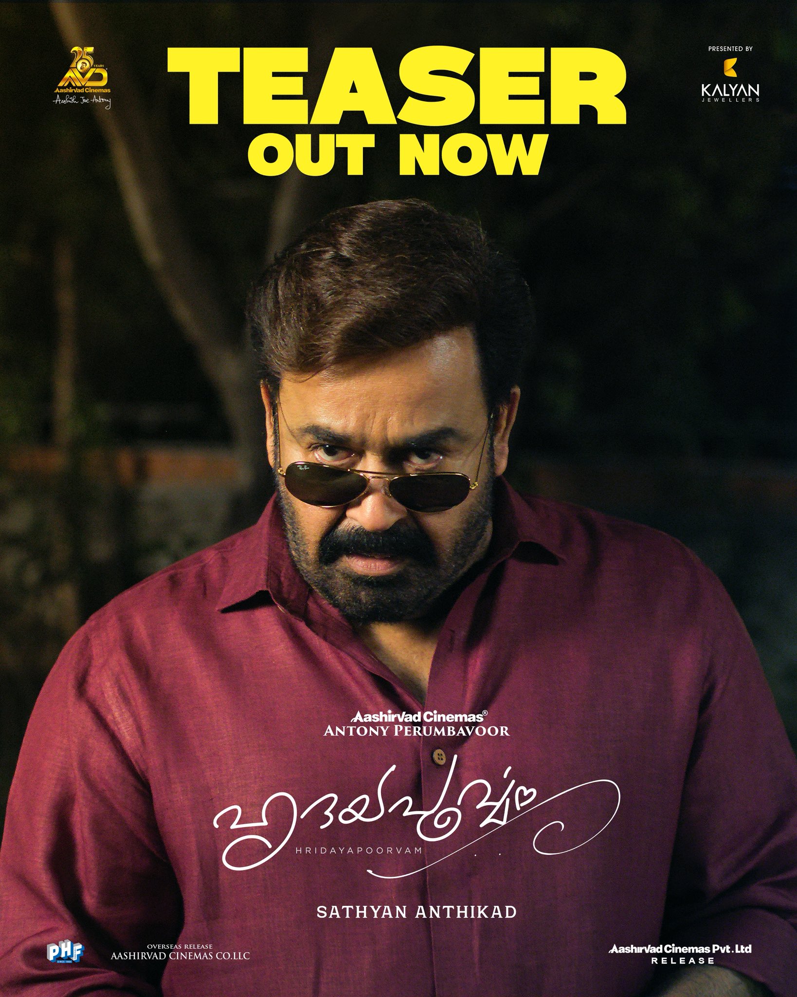 Hridayapoorvam teaser released online