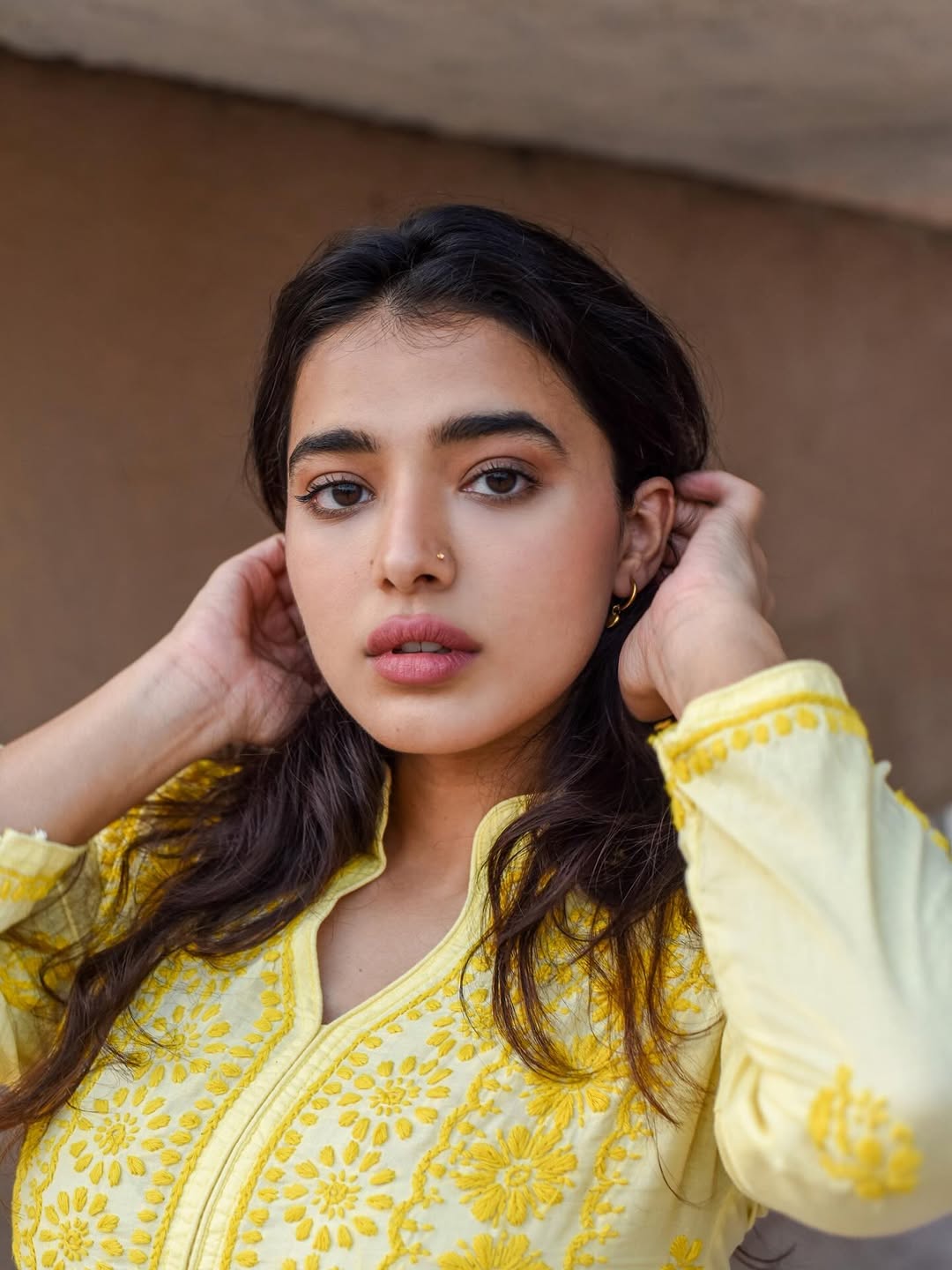 Ketika Sharma stuns in warm yellow embroidered ensemble