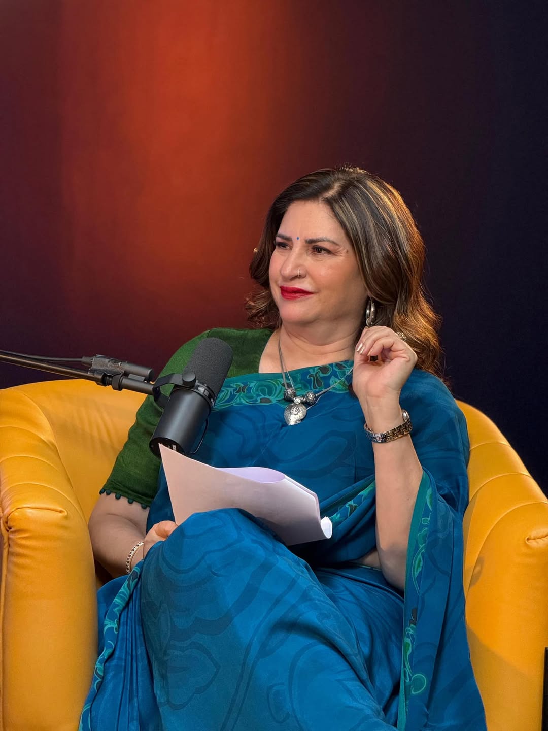 Kunickaa Sadanand blends sophistication with humor gracefully