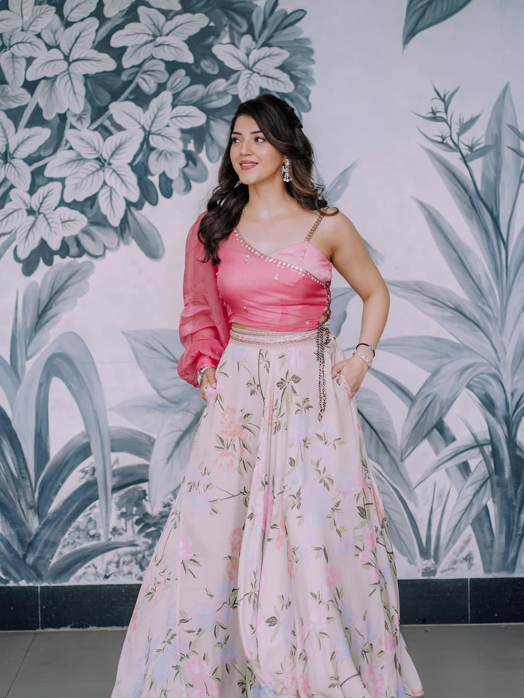 Mehreen Pirzada stuns with elegant playful charm.