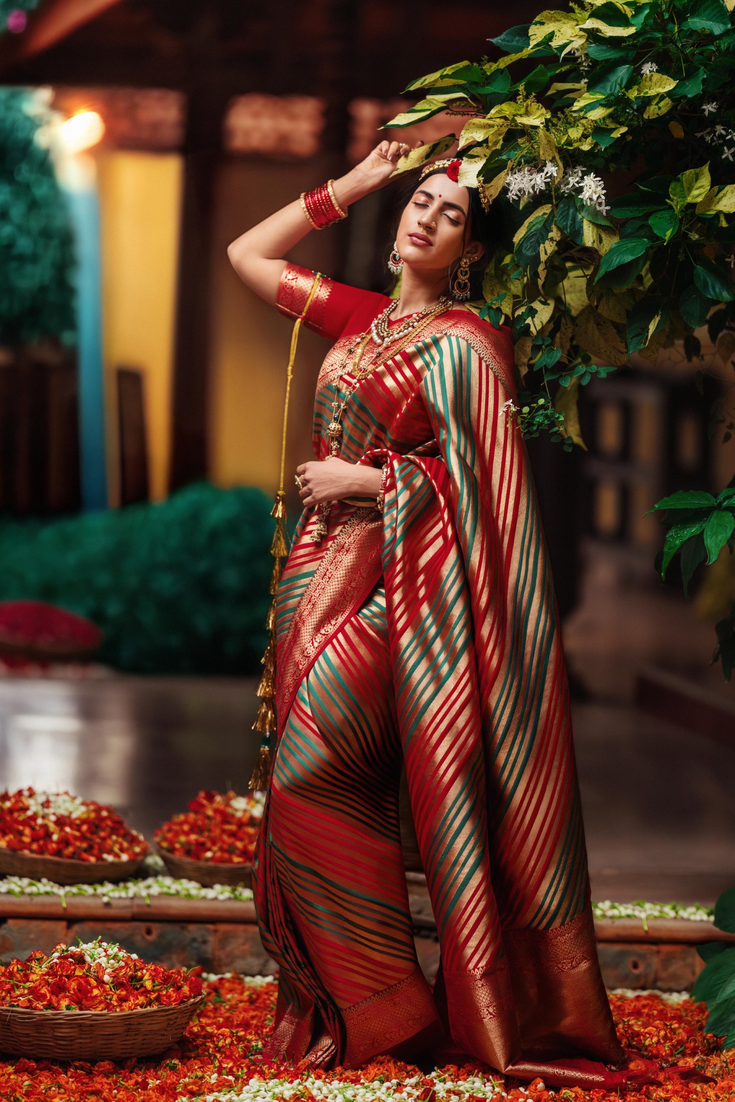 Niharika Konidela redefines elegance in a vibrant saree that’s as colorful as her personality–proof that style and tradition can dance to the same beat!