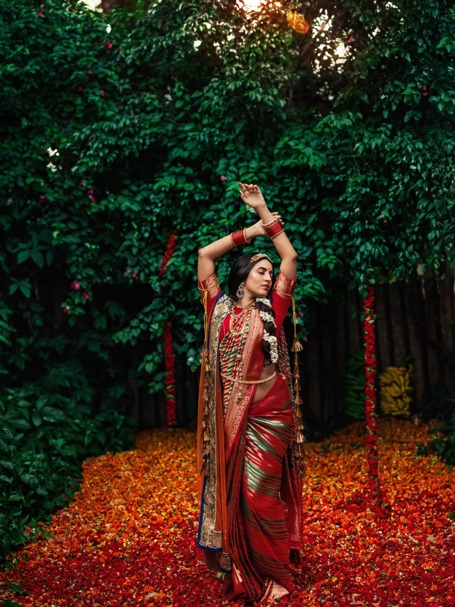 Niharika Konidela exudes regal charm in a stunning traditional ensemble, proving that even in a garden of petals, her style blooms brightest with a touch of timeless elegance and a sprinkle of fun!