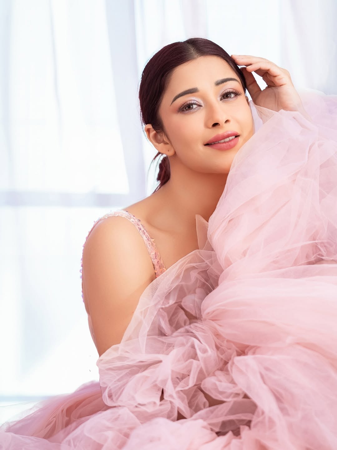 Nyra Banerjee stuns in pastel pink elegance.
