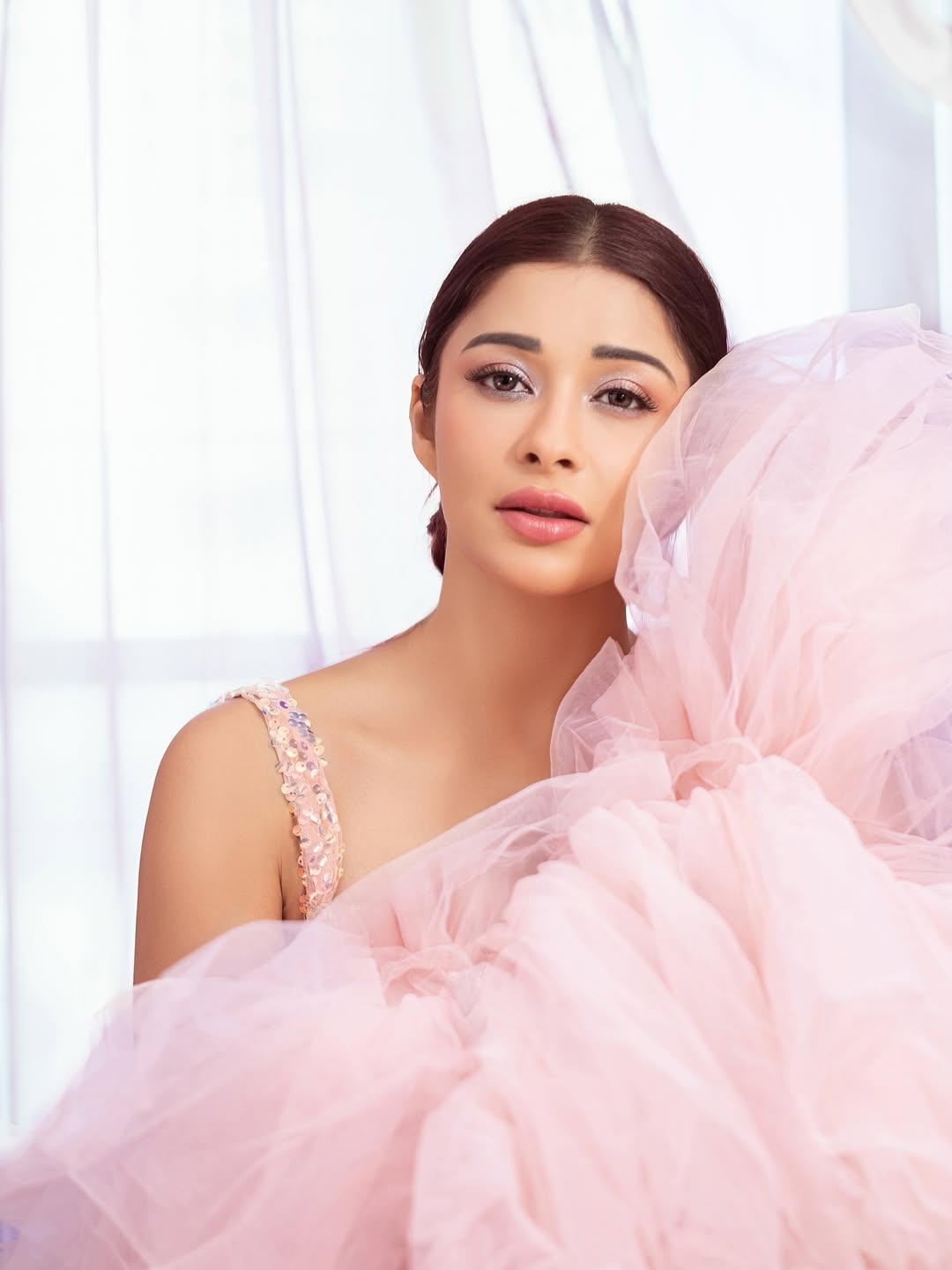 Nyra Banerjee radiates dreamy charm in pink tulle.