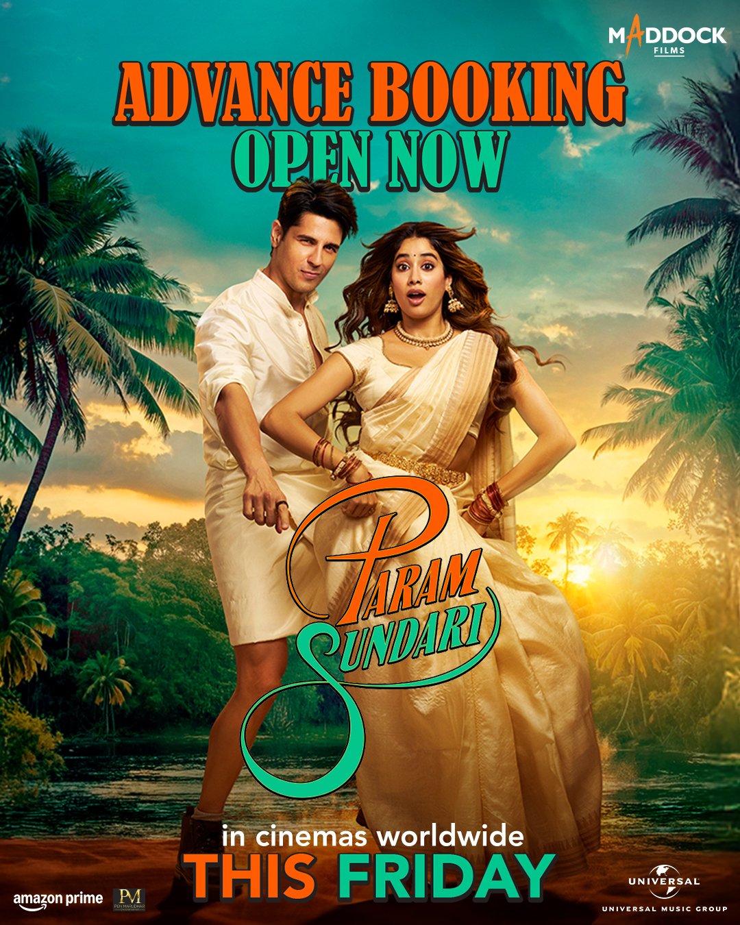 Param Sundari movie poster advance booking open