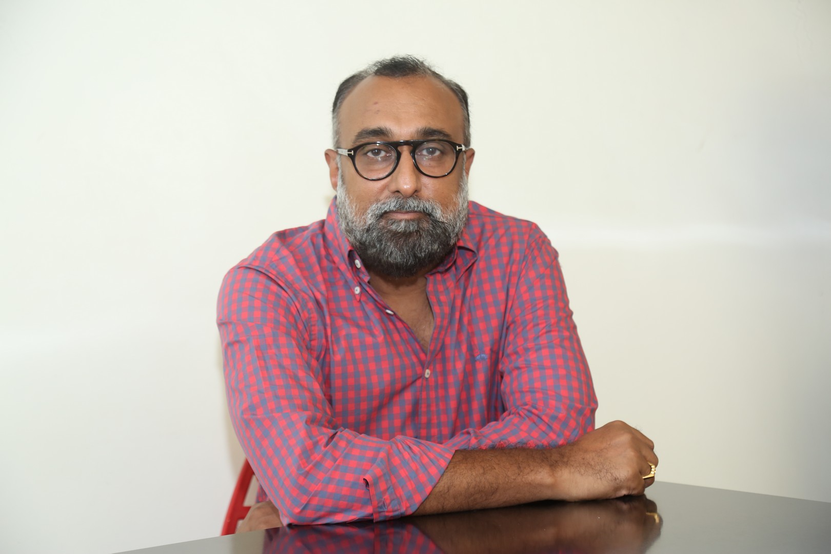 Rajeev Reddy Yeduguru sharp style in checkered shirt