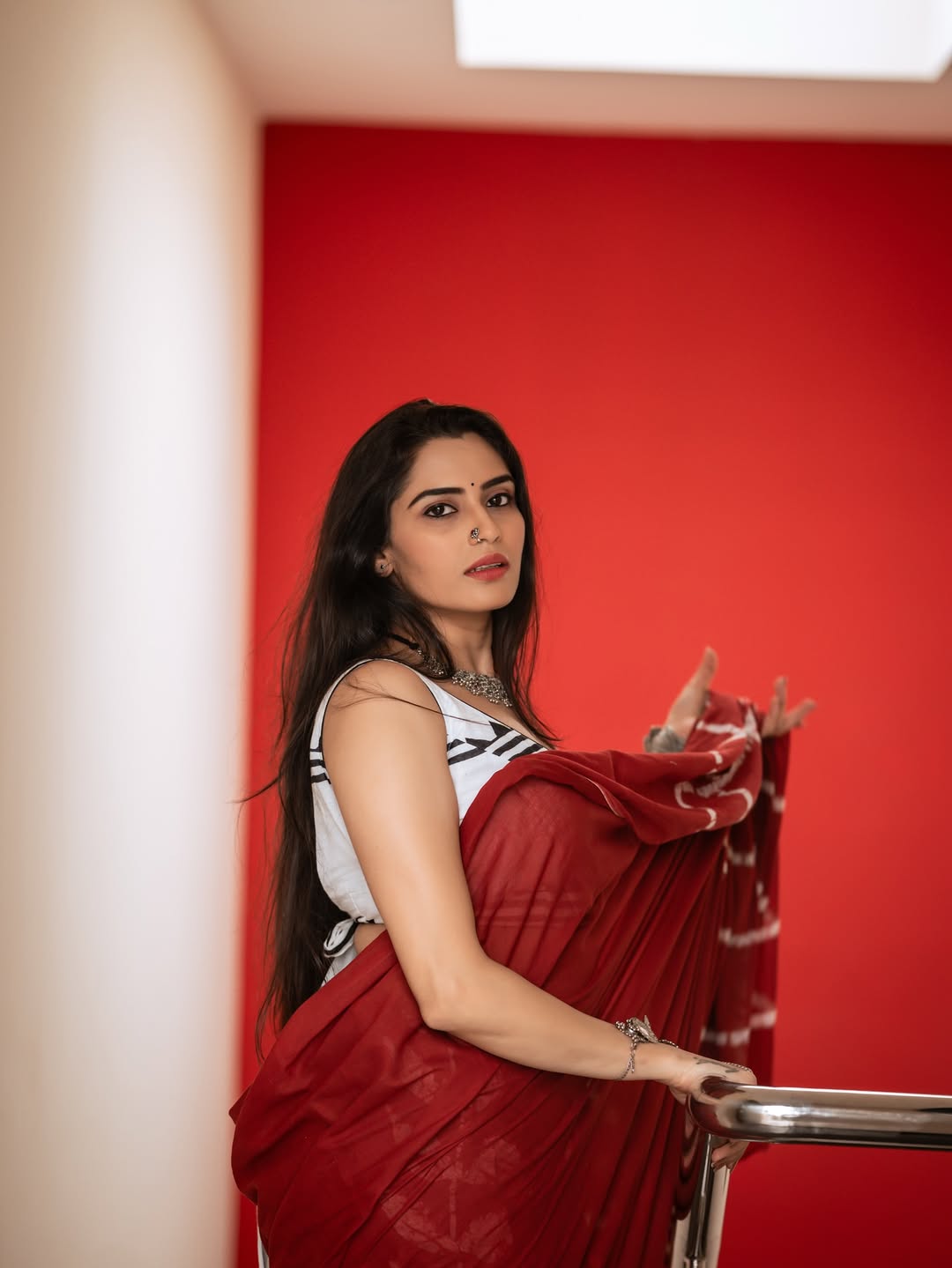 Sangeetha Bhat elegance meets contemporary fashion flair