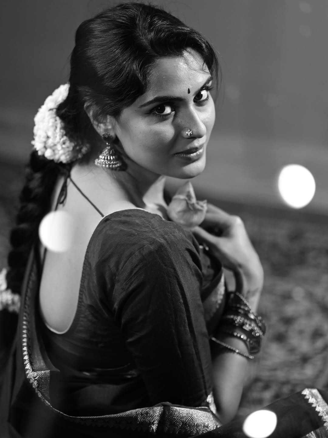 Sangeetha Bhat timeless elegance with chic accessories