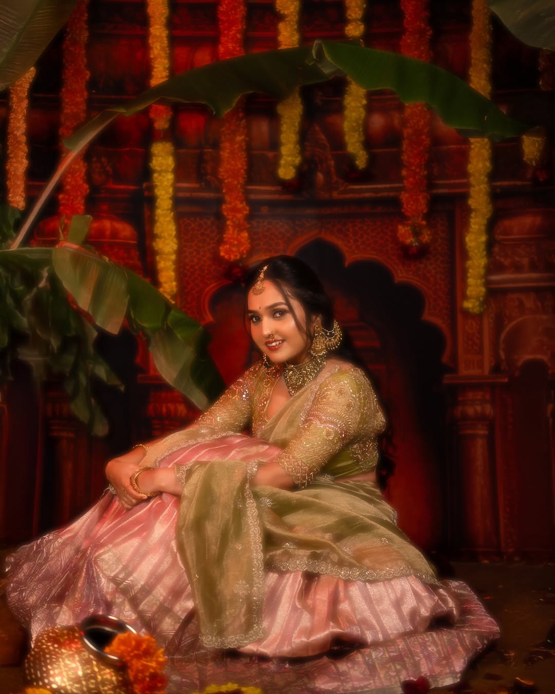 Spandana Somanna showing timeless grace in saree