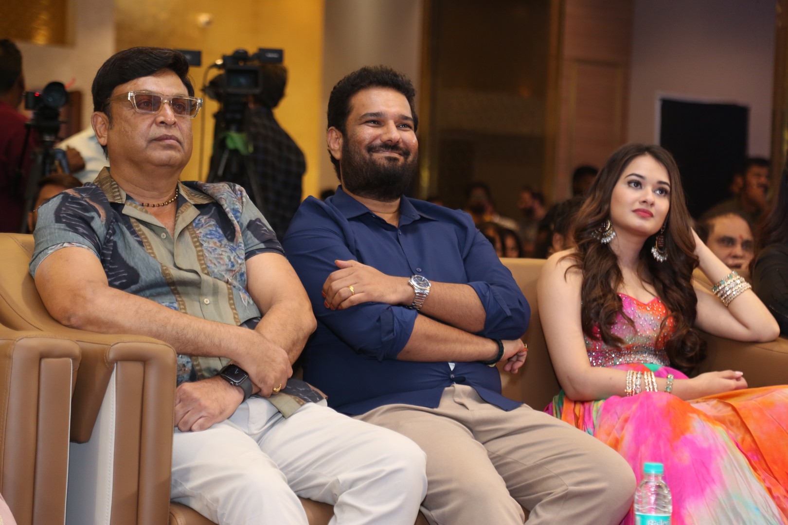 Naresh, Santhosh, Virti seated together