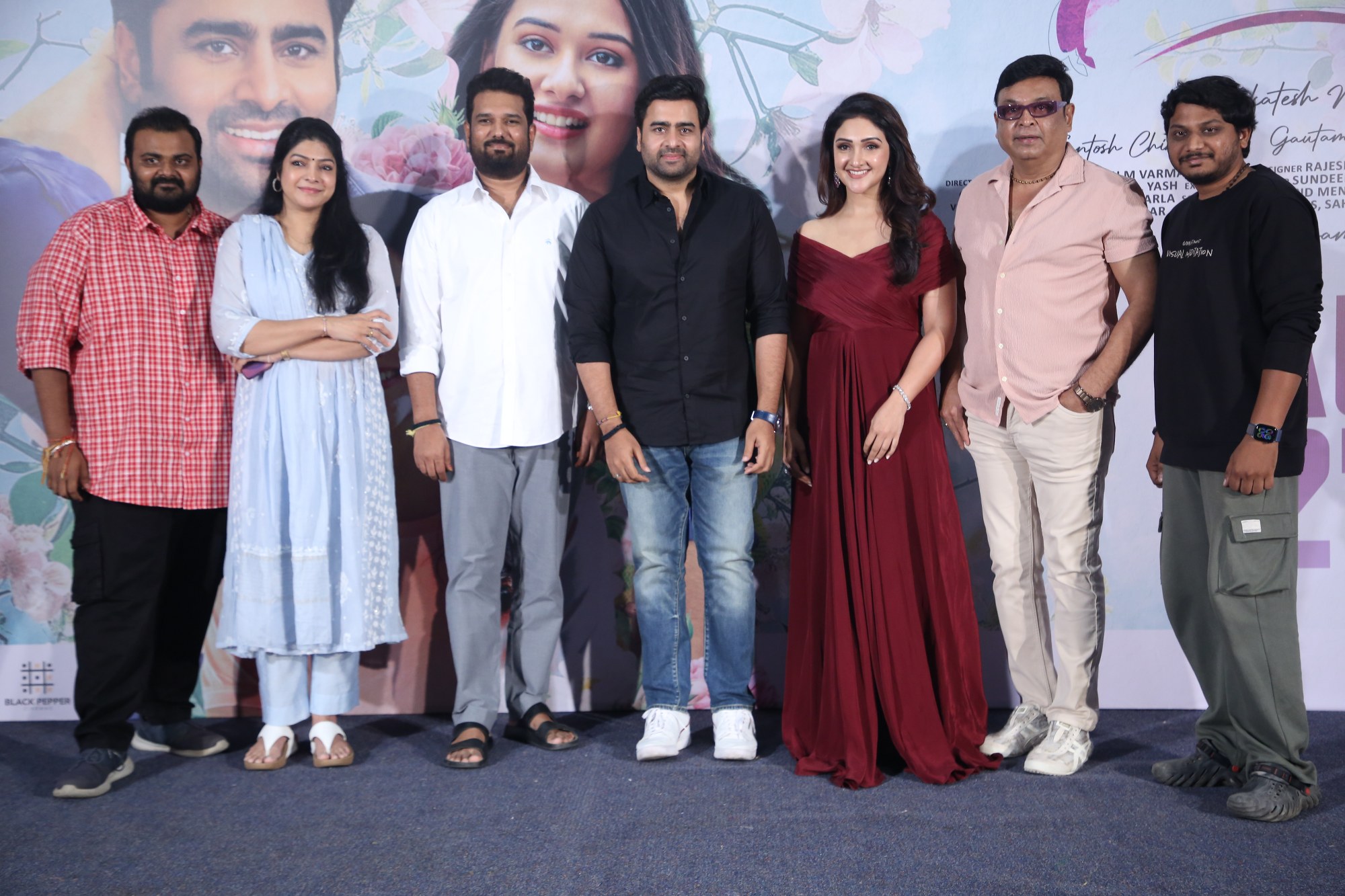 Sundarakanda cast at trailer launch event
