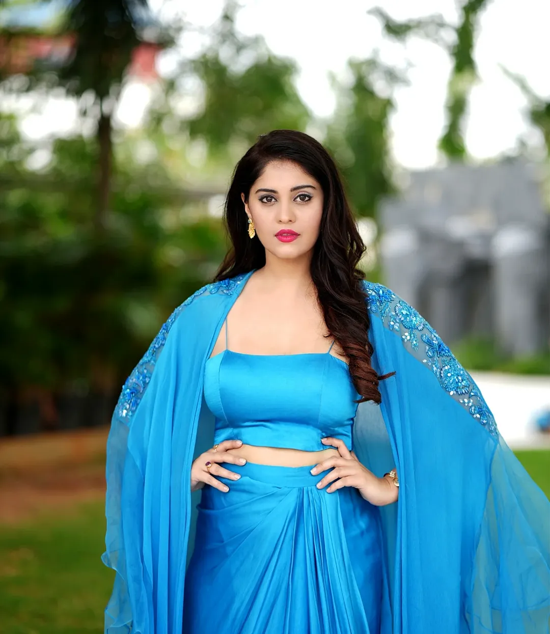 Surbhi Puranik radiant in elegant blue attire