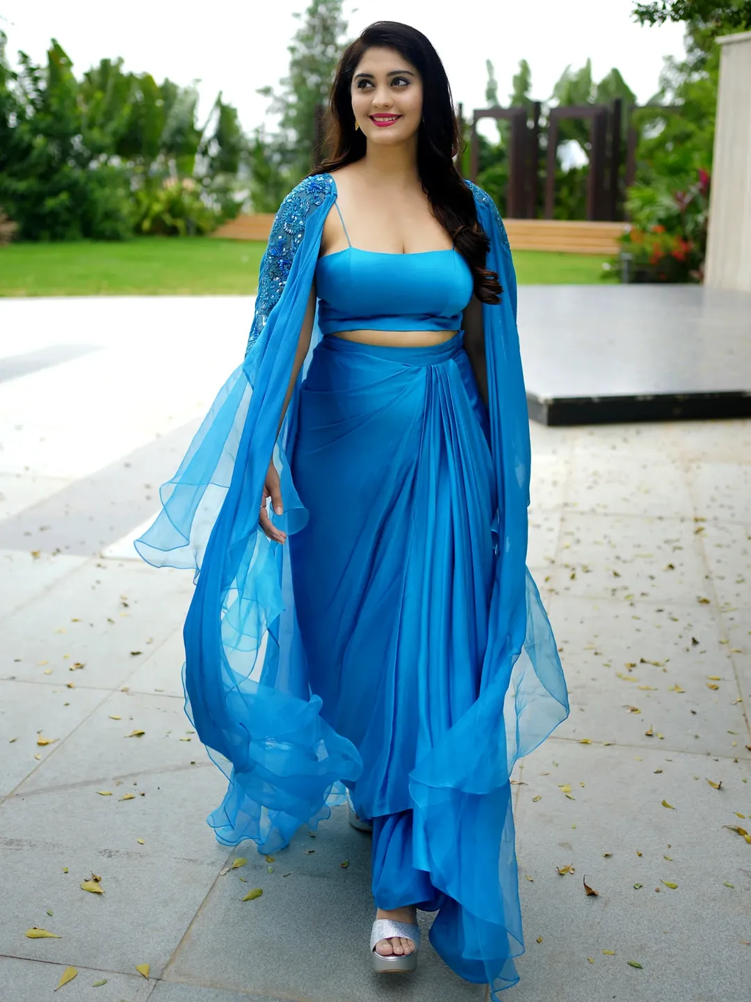 Surbhi Puranik striking in vibrant blue elegance