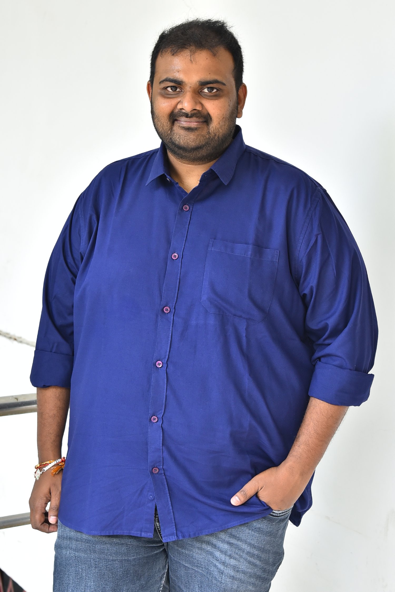 Venkatesh Nimmalapudi rocks bold attitude in blue shirt