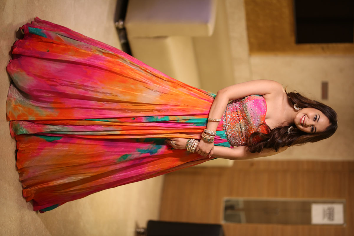 Virti Vaghani stuns in vibrant flowy gown