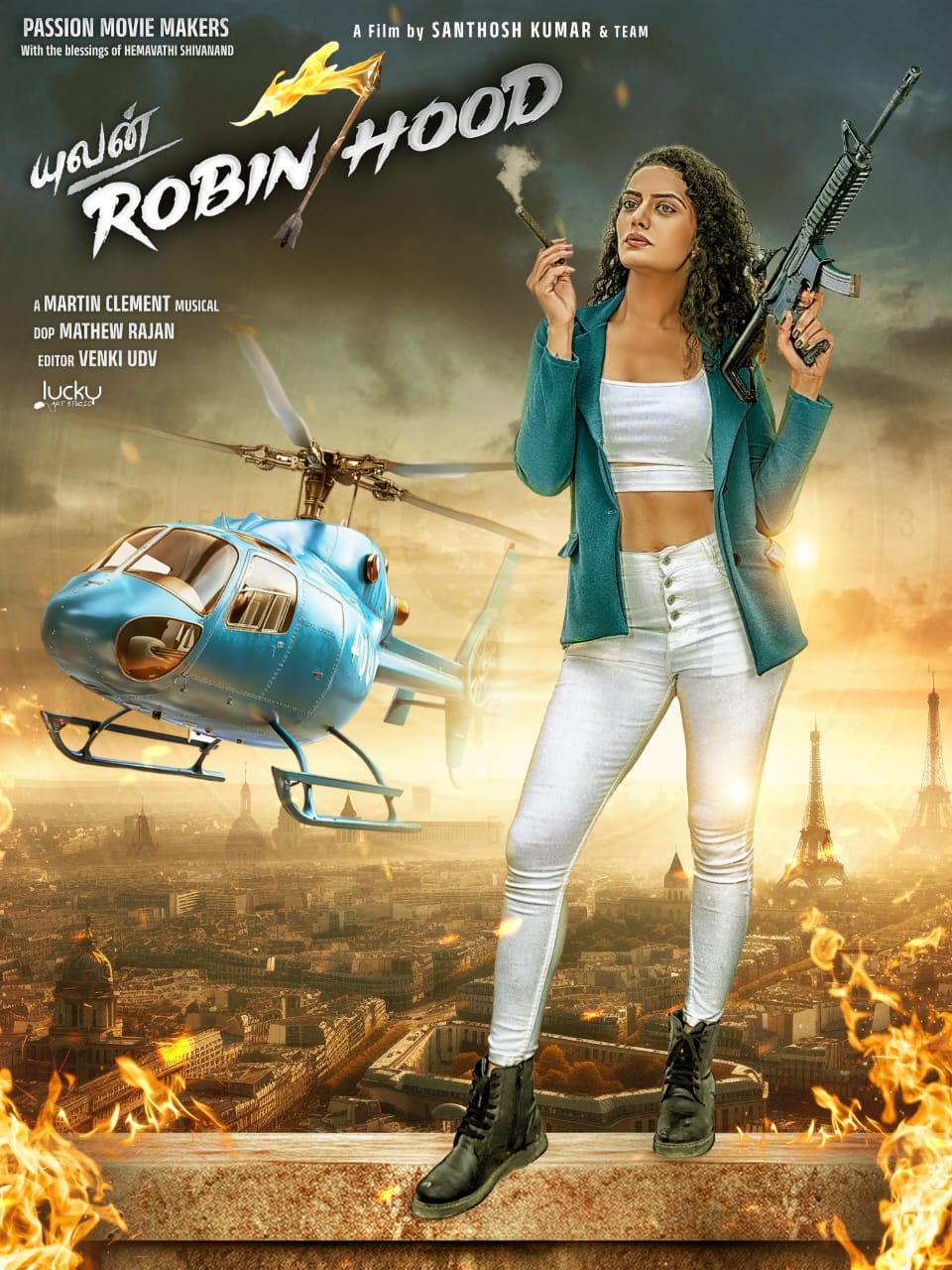 Shruti Deshpande featured on Yuvan Robinhood poster