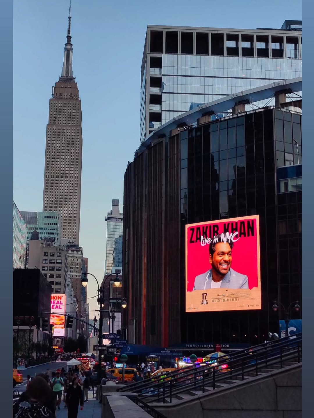 Times Square Billboards: Zakir’s Face > Avengers Posters