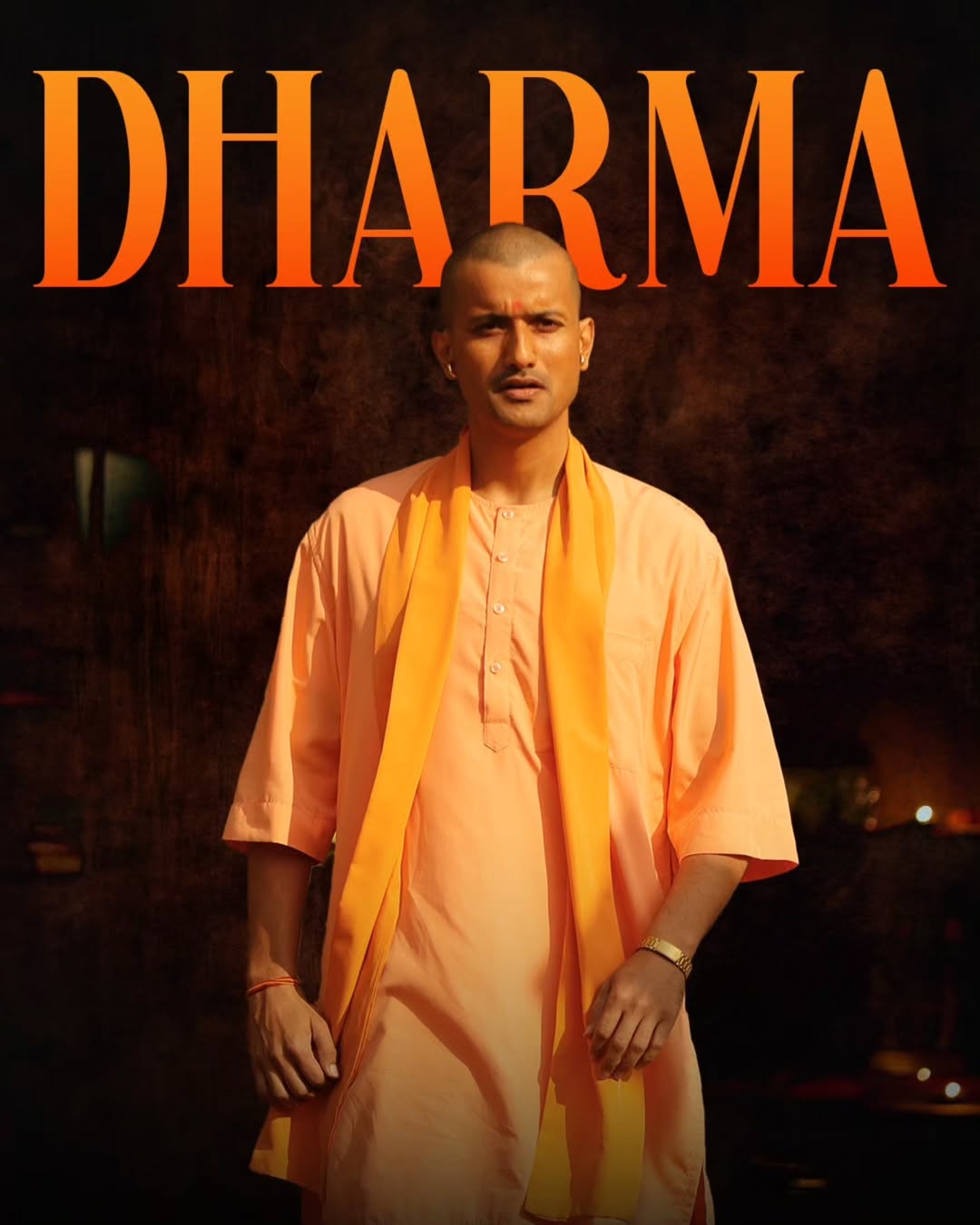 Ajey poster Anant Joshi Yogi Dharma theme
