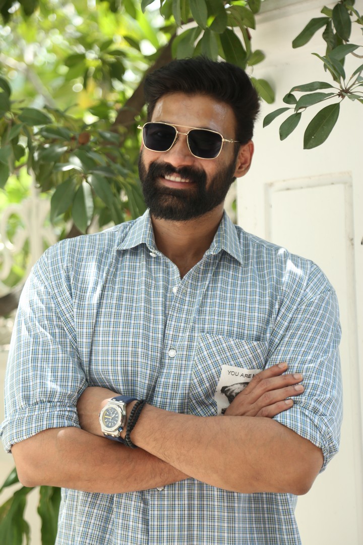 Bellamkonda Sai Sreenivas classic checkered shirt confident stance